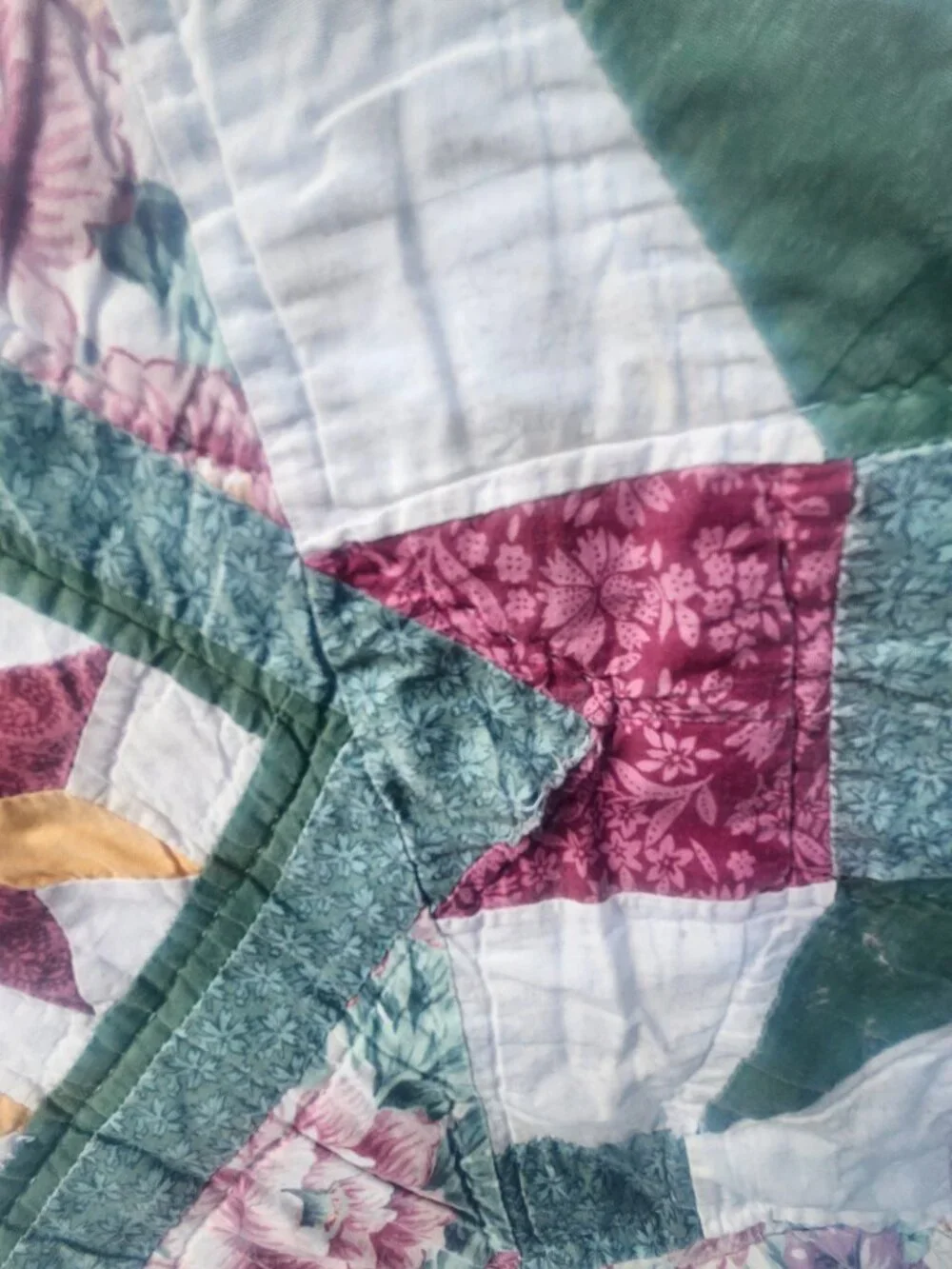 Vintage quilt size 96